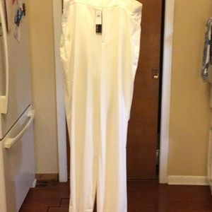 NWT Banana Republic White Tall Pants Size 14T